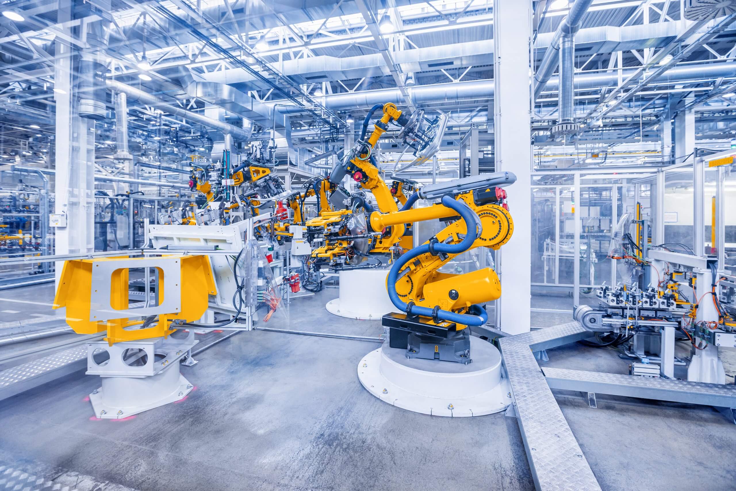 robotic arms in a car plant | Smeta appliances manufacturer