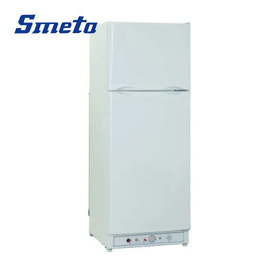 390L Double door Gas refrigerator 2 Way Camping Fridge