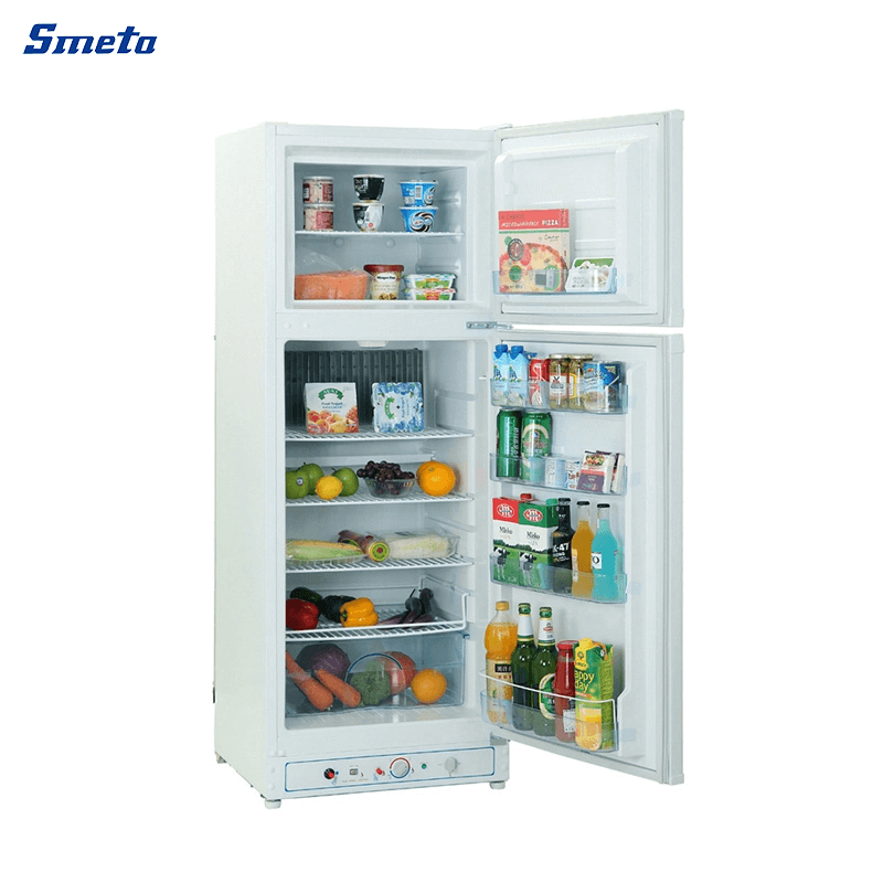 Smeta 6.1 Cu.Ft. Double Door Gas/ Electric Top Mount Refrigerator