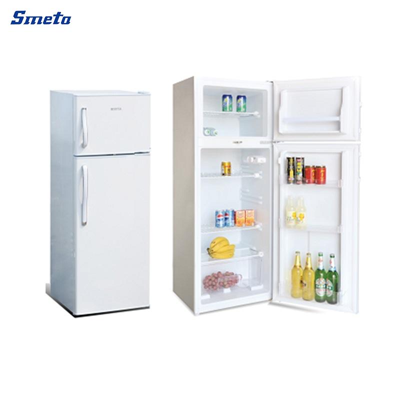 225L Top Freezer Fridge Double Door Solar Powered