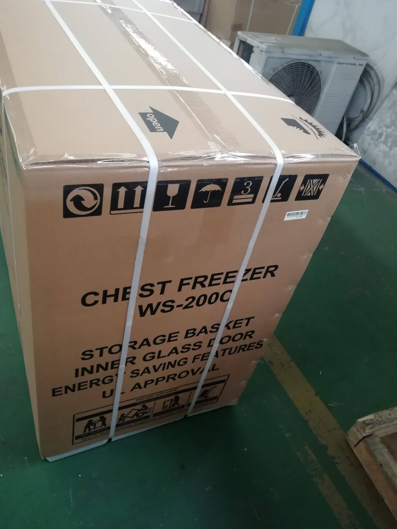 Smeta chest freezer TSC-208W_package