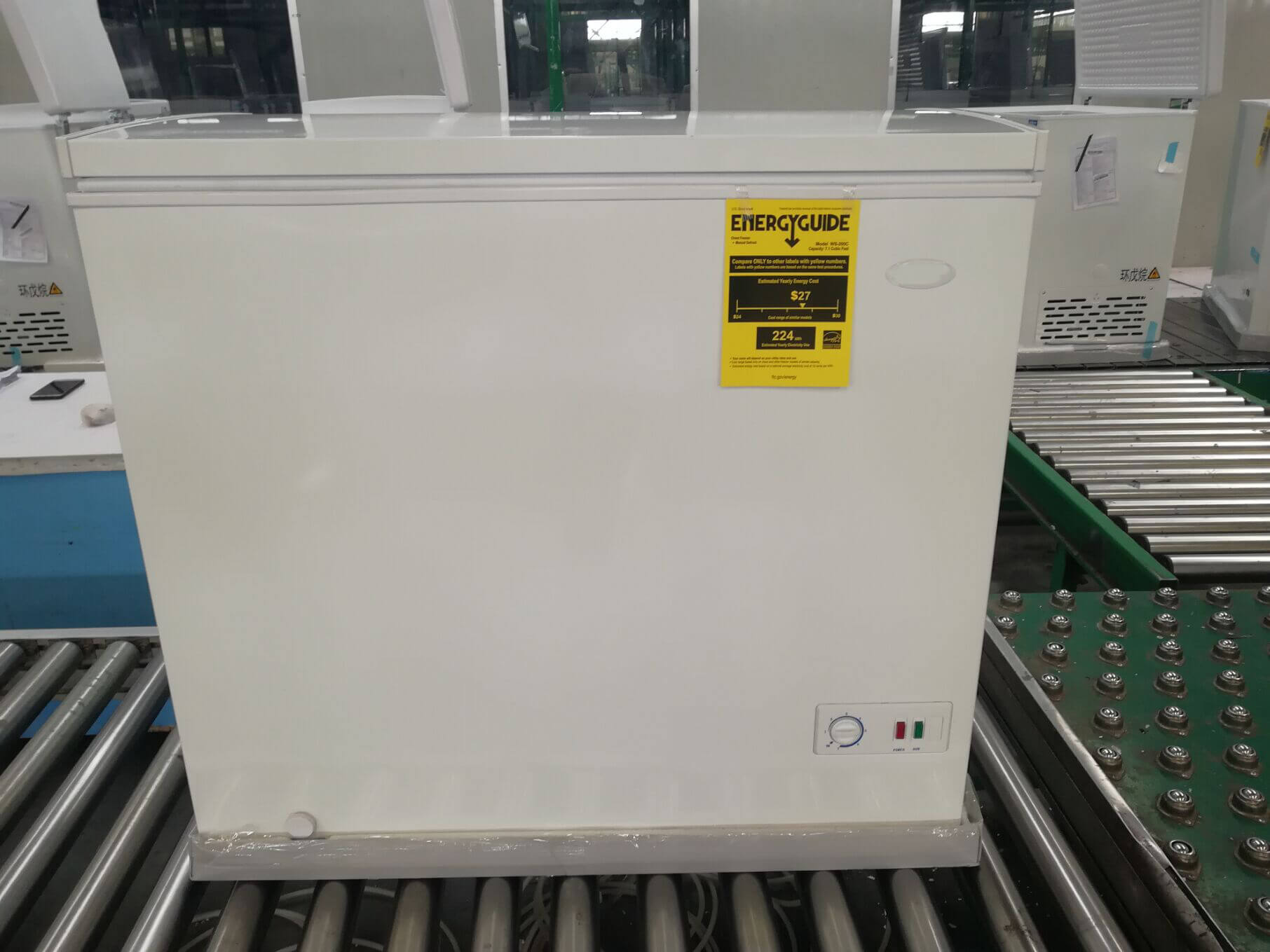 Smeta chest freezer TSC-208W_front