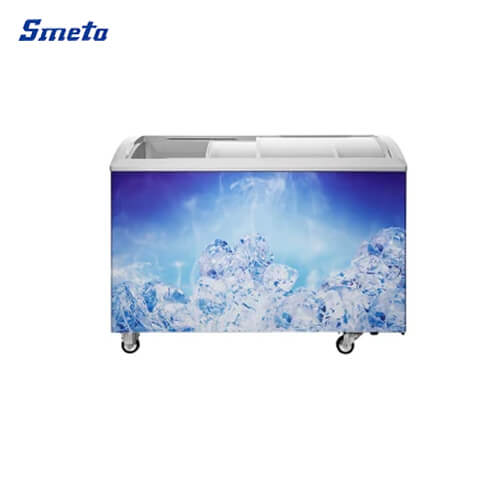 359L Commercial Curved Top Display Freezer