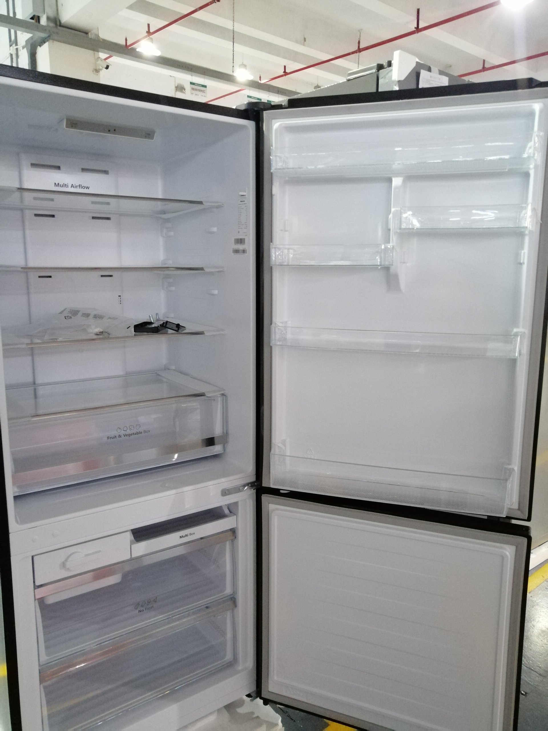 Smeta two door refrigerator TDB-530WH_Open