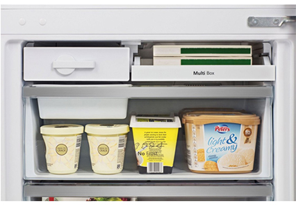 easily access tray | Smeta 2 door refrigerator TDB-546WH