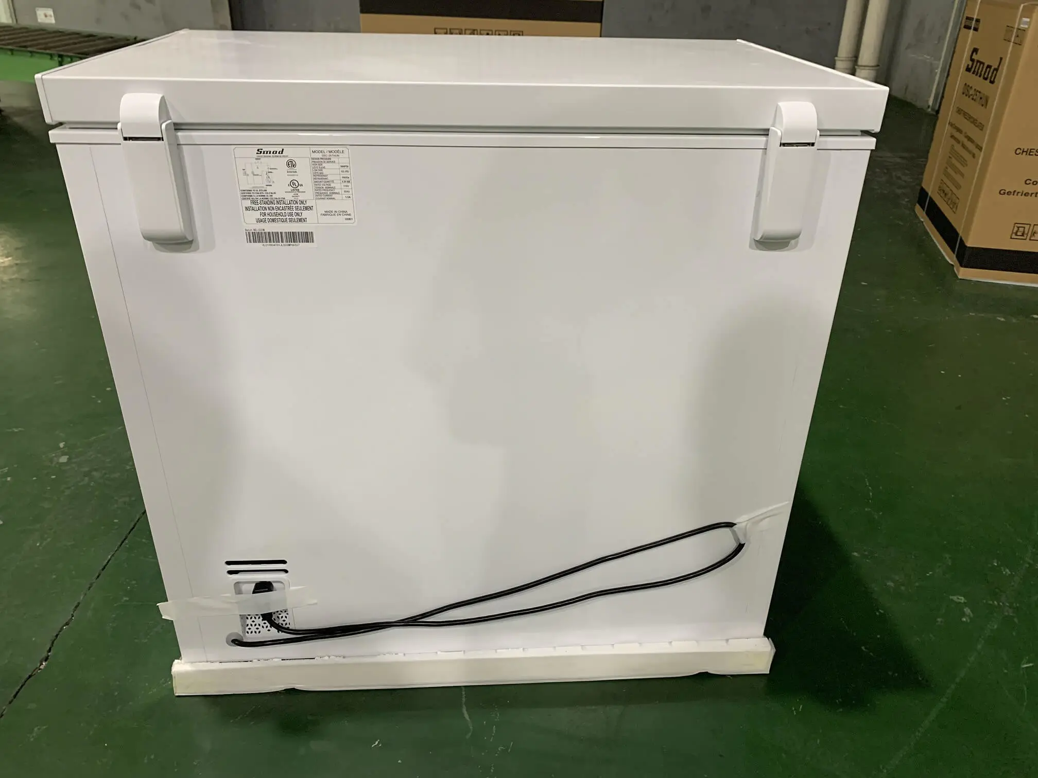 TDC-324HU Smeta white chest freezer TDC-324HU_Physical image