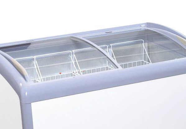 Smeta glass door chest freezer TDH-360X