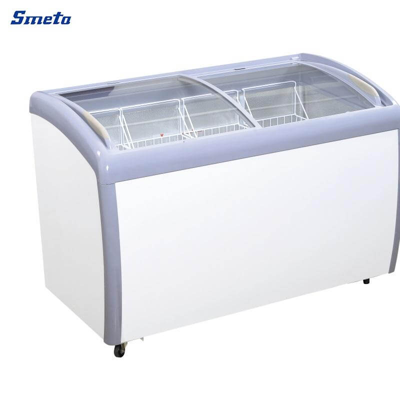 16.2 Cu Ft Glass Top Commercial Chest Freezer