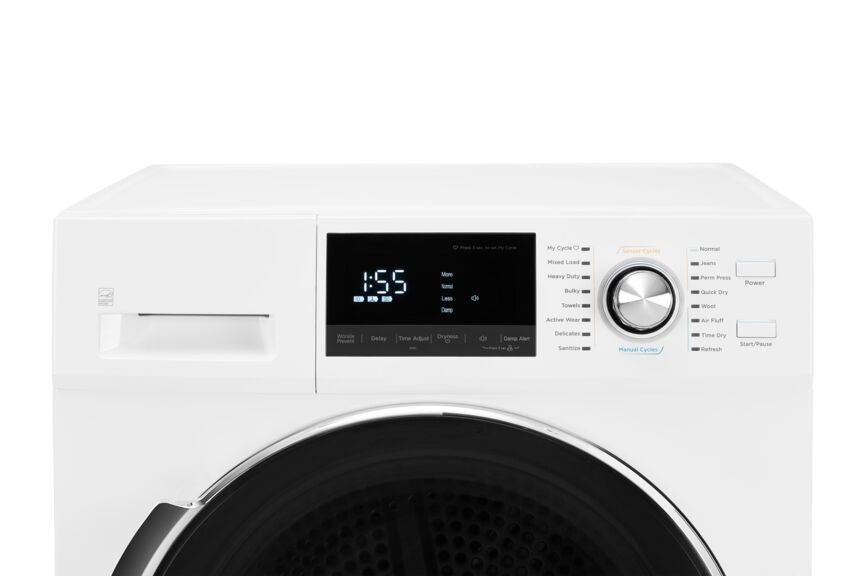 Smeta washing machine with dryer TWF-12A12LBM | modern electronic control panel