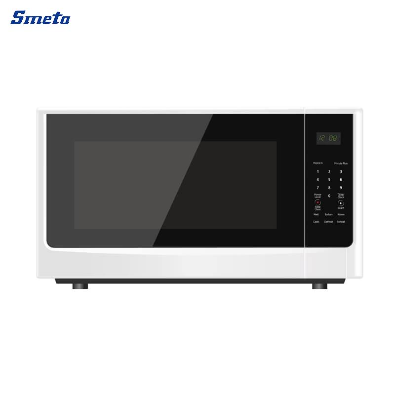 1.6 Cu. ft. 1100 Watt Counter Top Microwave Touchpad Electronic Control Panel With Yellow Green