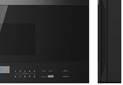 detail design and hidden handle | Smeta otr microwave DMO100-44LBSMU(BB)