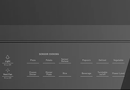 control panel | Smeta otr microwave DMO100-44LBSMU(BB)