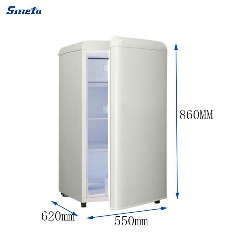 135L single door vintage fridge small size