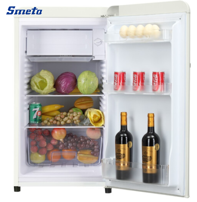 135L Single Door Retro Mini Fridge