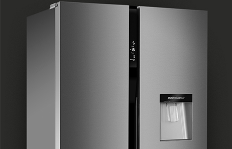 Touch Electronic Control and water dispenser | Smeta 4 door american fridge freezer TM-562WH