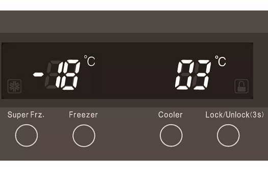 Precision Electronic Dual-temp Control _Smeta 552L Plumbed In American Fridge Freezer