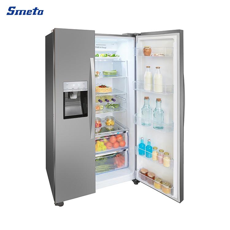 552L No Frost Side-to-Side Refrigerator with Water &Ice Dispenser