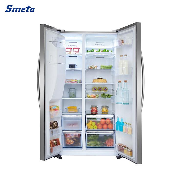 552L No Frost Side-to-Side Refrigerator with Water &Ice Dispenser