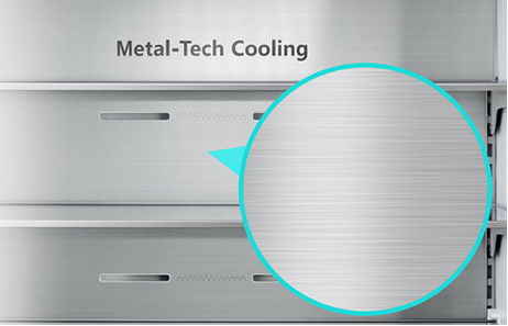 Metal Cooling feature | Smeta american fridge freezer