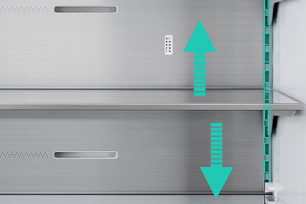 Cantilever-Shelves | Smeta french door fridge