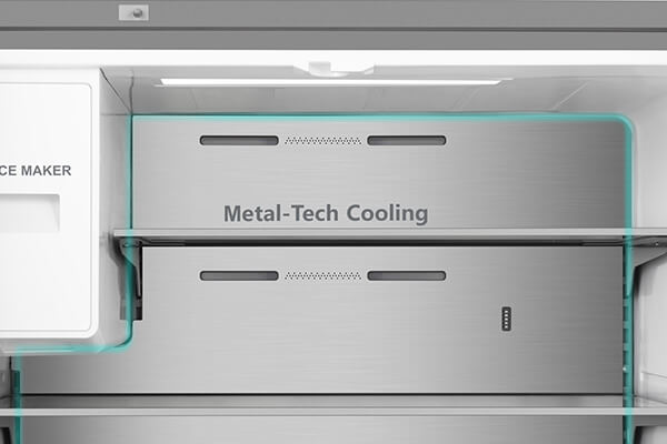 Metal Tech Cooling | Smeta french door fridge