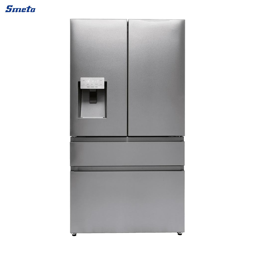 560L 4 door french door fridge with ice maker