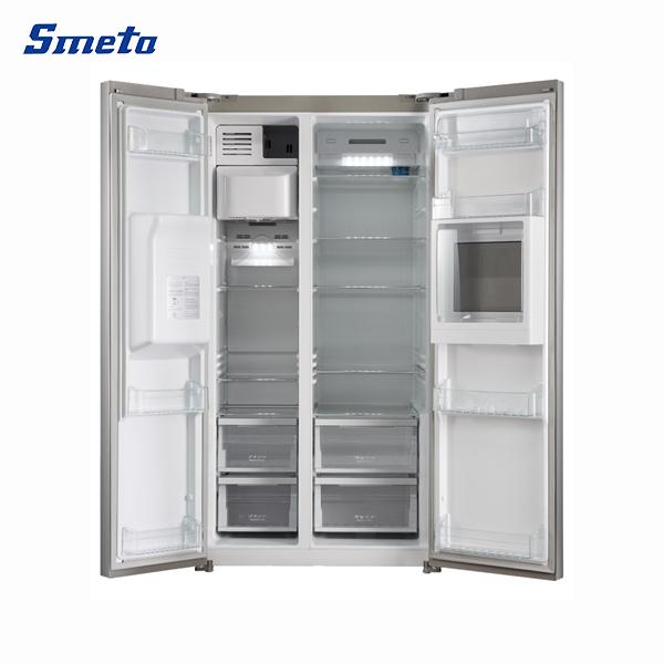 552L No Frost Side-to-Side Refrigerator with Water &Ice Dispenser