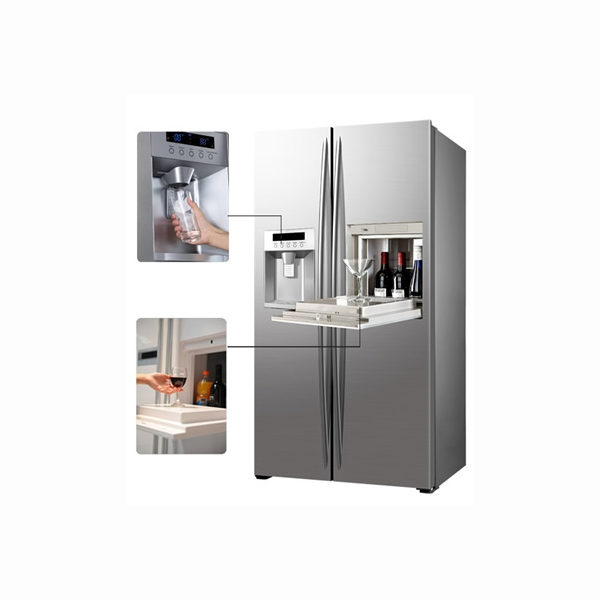 552L No Frost Side-to-Side Refrigerator with Water &Ice Dispenser