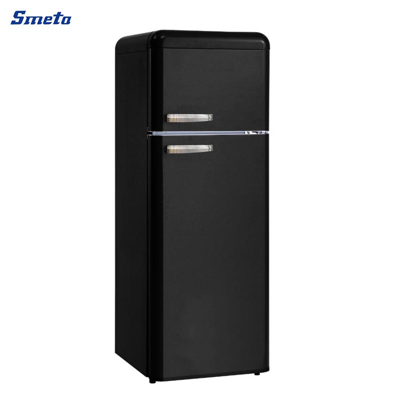 218L 2 Door retro refrigerator top freezer