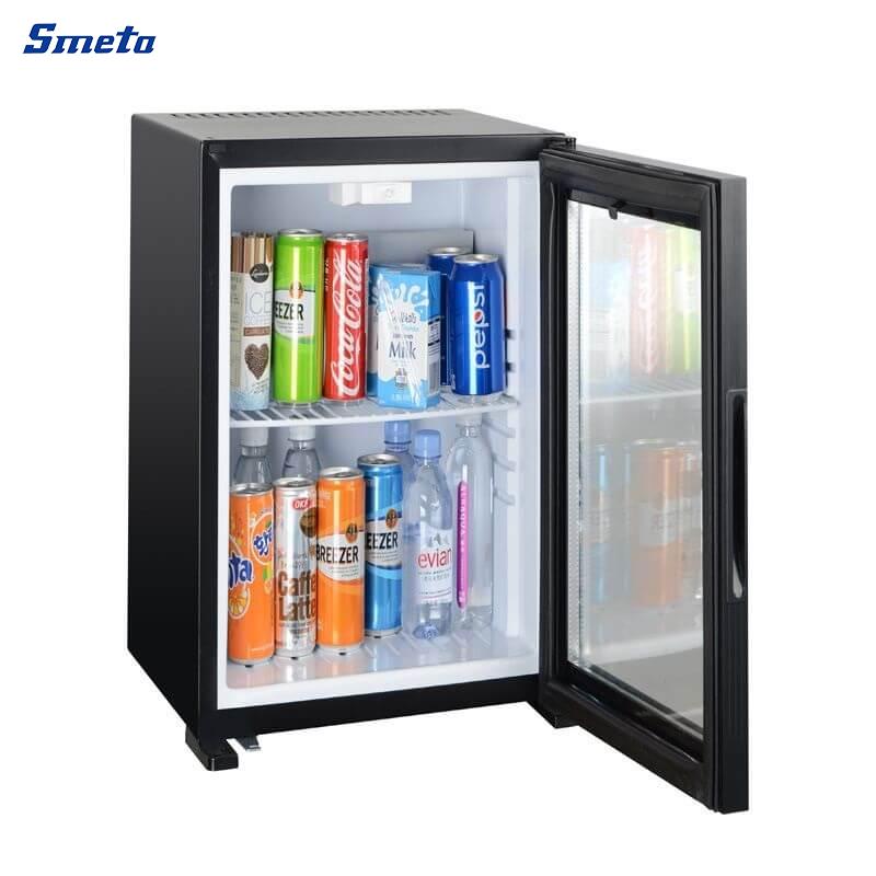 50L Absorption mini fridge glass door | hotel fridge
