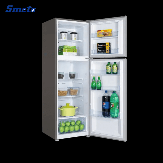 286L Top Freezer White Double Door Fridge