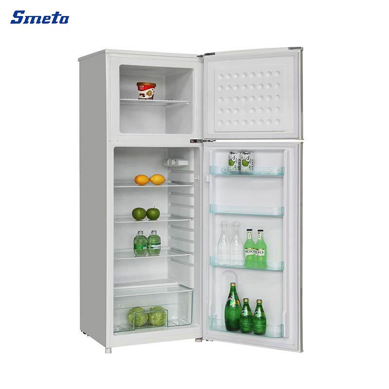 210L Silver/White Top Mount Fridge Freezer