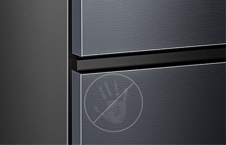 Anti fingerprint matt stainless steel appearance | Smeta refrigerator