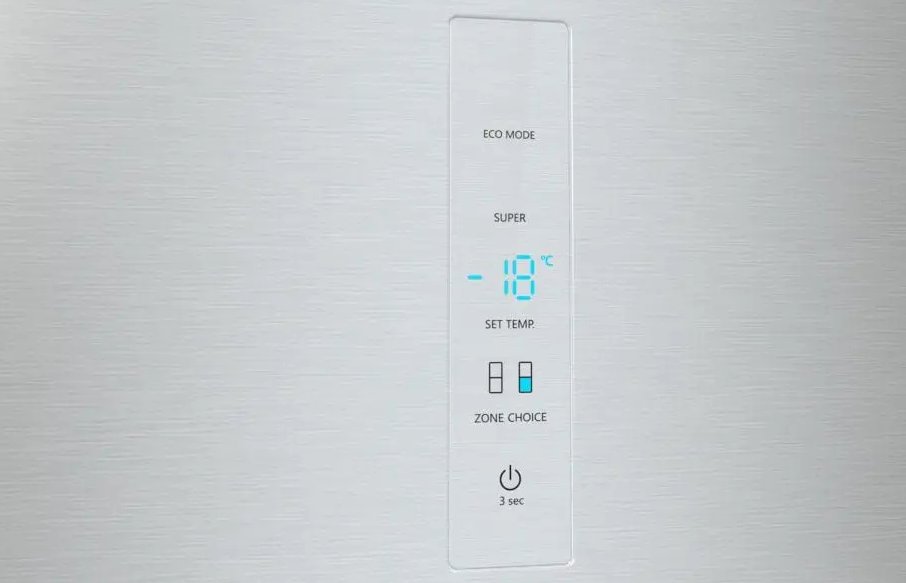 Smeta bottom freezer fridge-Front-display