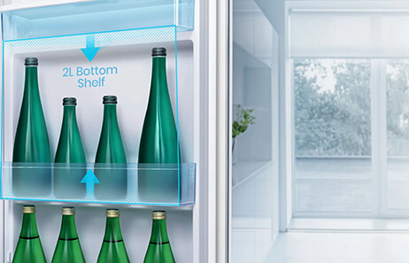 Smeta fridge detail - 2L Bottom Shelf