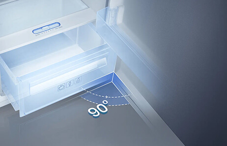 Smeta fridge door detail - 90° Accessible