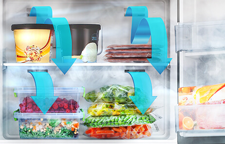 Smeta refrigerator details - Multi Air Flow System