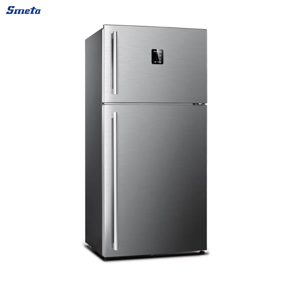580L Double Door Top Freezer Refrigerator with Ice Maker
