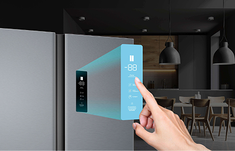 touch screen digital display vert | Smeta refrigerator
