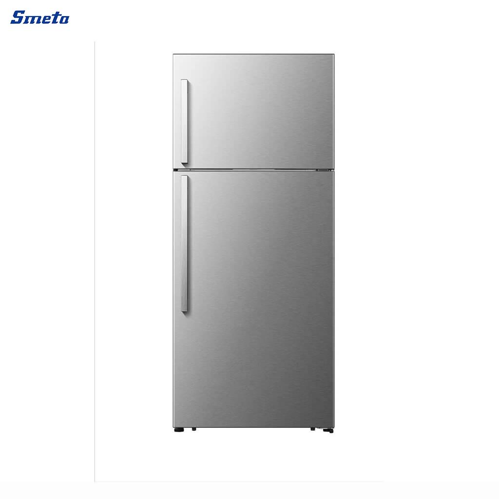 501L Two Door Stainless Steel Fridge Freezer Top Freezer