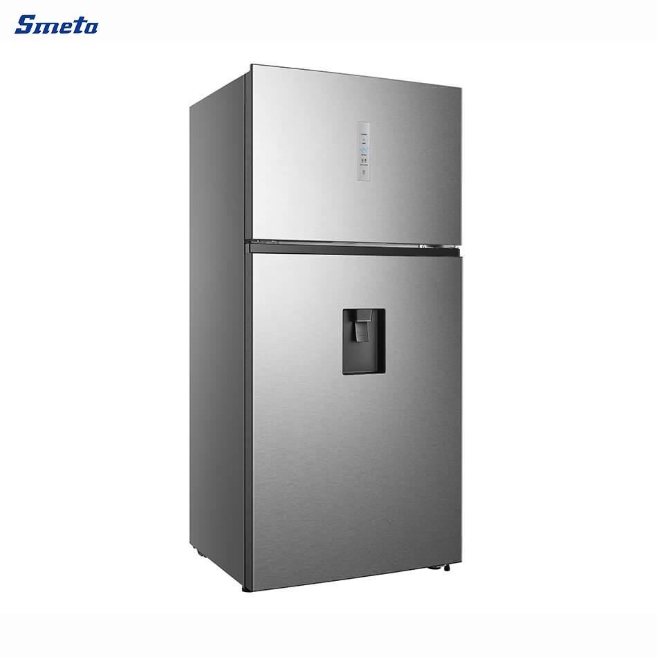 501L Two Door Stainless Steel Fridge Freezer Top Freezer