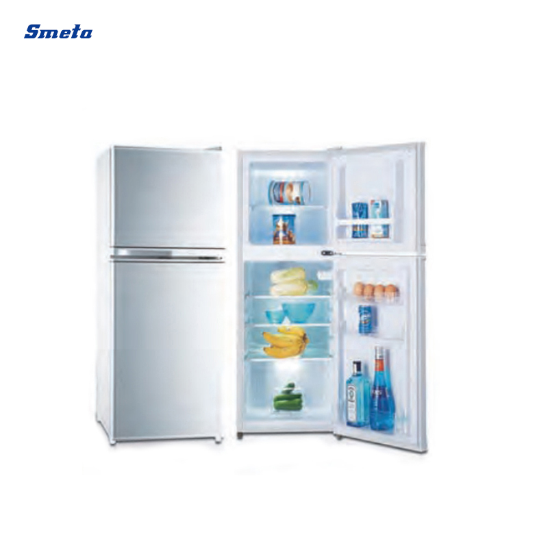 212L Double Door DC Solar Fridge Freezer