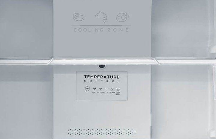 Digital Temperature Control | Smeta top freezer fridge TDT-286WMU