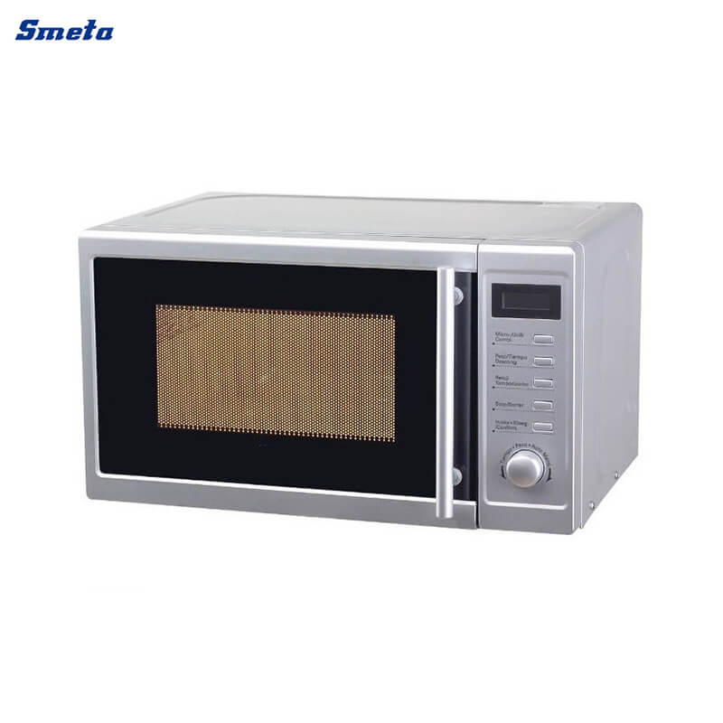 20L Silver Countertop Compact Oven Microwave