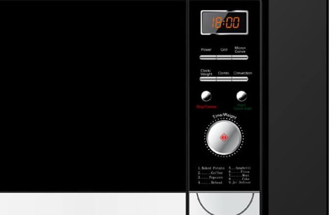Cooking For Everyone | Smeta black built in microwaves