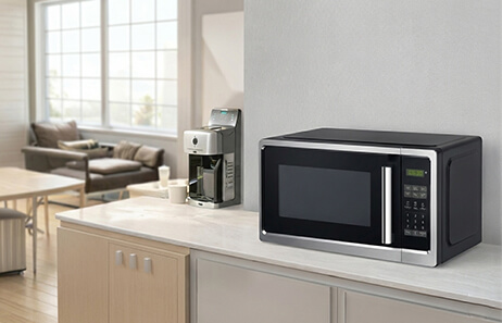 Smeta black stainless countertop microwave TMD70-20LBSMU-2PS | Compact Countertop Microwave Designed
