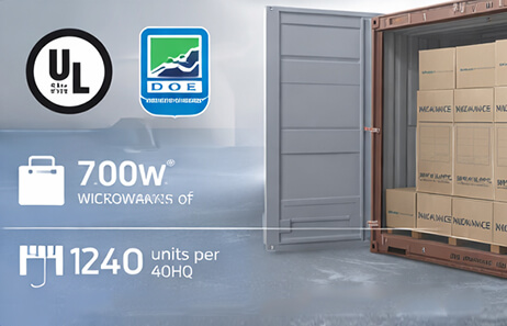 Fully Certified and Logistics-Friendly | Smeta microwave ovens