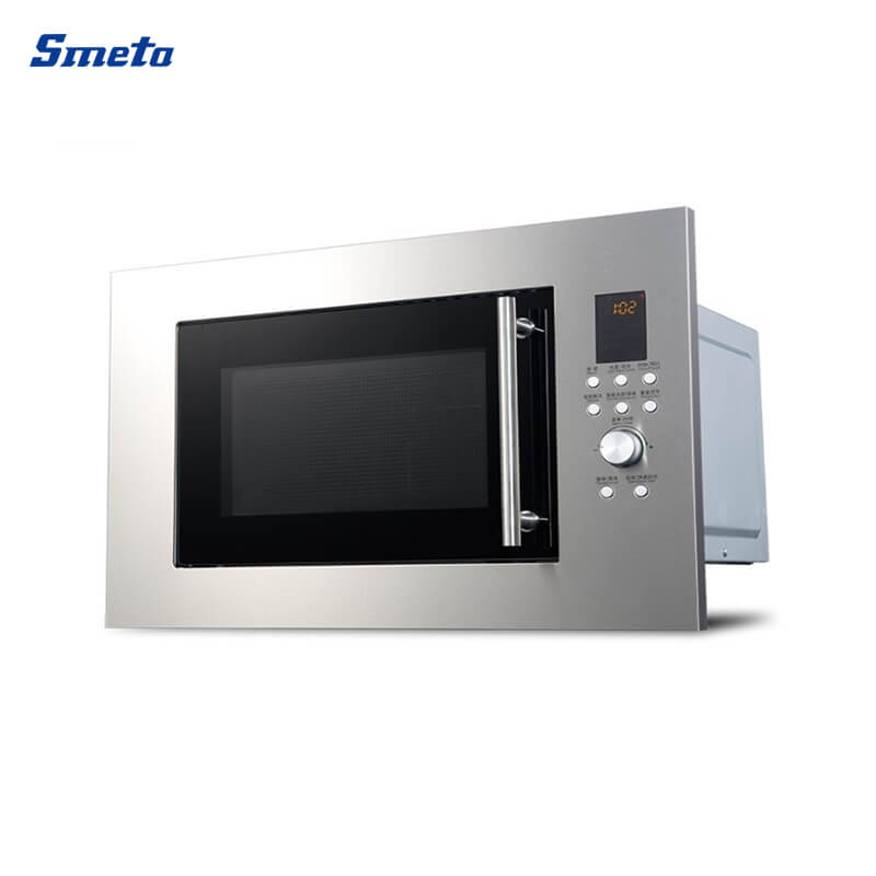 23L/25L Small Built In Microwave Stainless Steel Interior