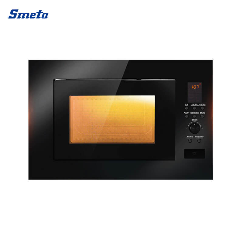 23L/25L Small Built In Microwave Stainless Steel Interior