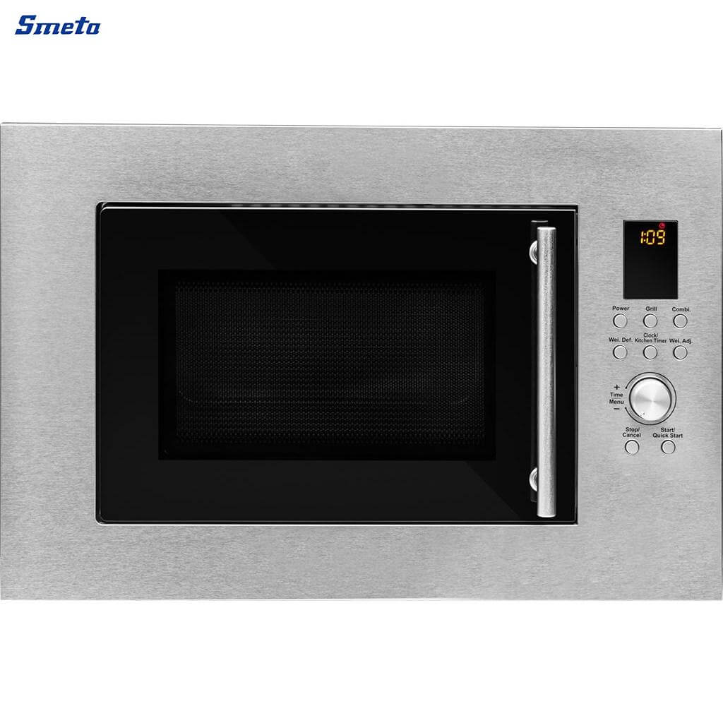 23L/25L Small Built In Microwave Stainless Steel Interior